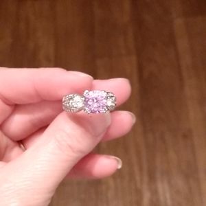 925 sterling silver Amethyst color Ring